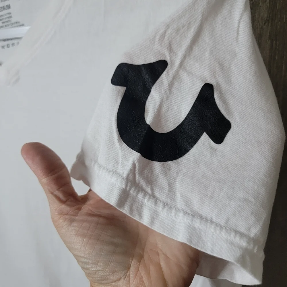 True Religion Men's Classic White Tee
